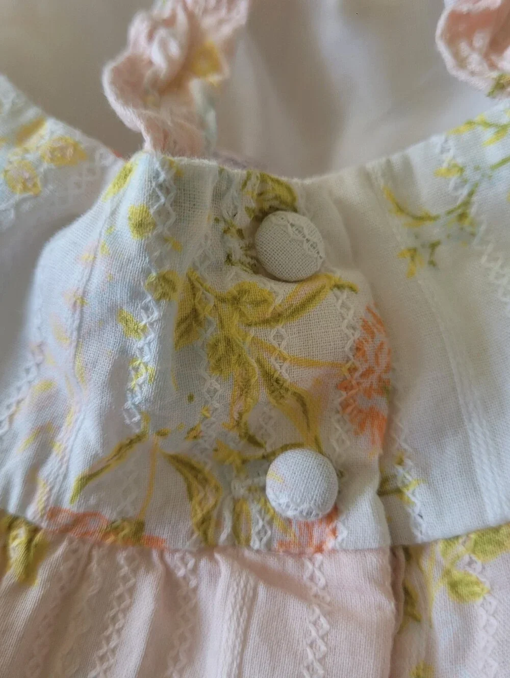 Catherine Malandrino Toddler Girls Dress 3T Tiered Floral Sleeveless Cottagecore